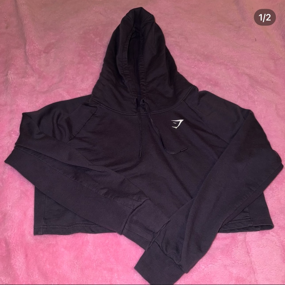 Gymshark Eggplant Hoodie with Logo
